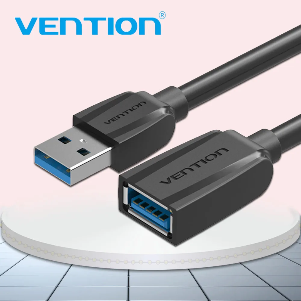 Vention تمديدات كابلات USB USB 3.0 كابل للتلفزيون الذكية PS4Xbox واحد SSD USB3.0 2.0 إلى موسع البيانات الحبل البسيطة تمديدات كابلات USB