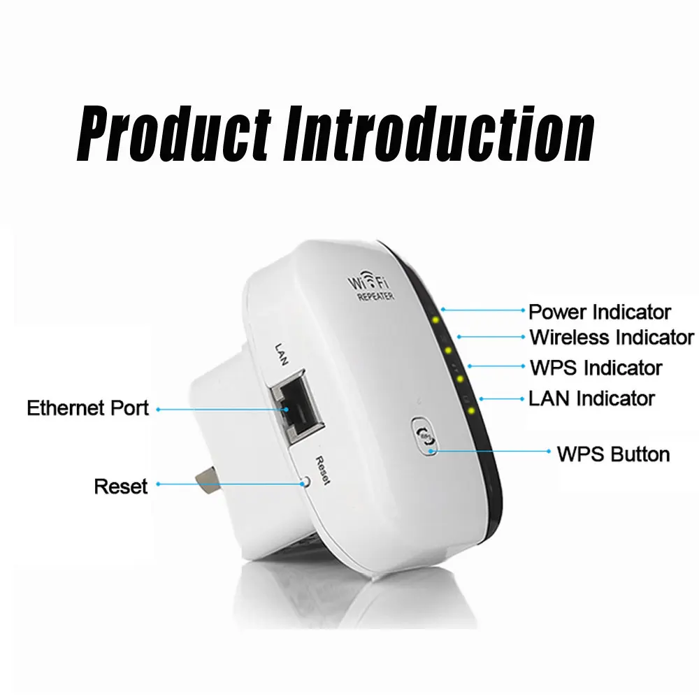 Wi Fi репитер 300 Мбит/с 802.11N/B/G 2 4 ГГц|Беспроводные роутеры| |