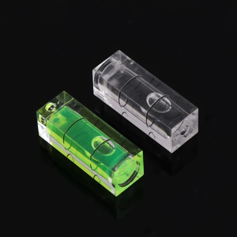 

5 Pcs/Set 10x10x29mm Universal VIAL Square Bubble Spirit Level Tripod Measuring Camera R06 Drop ship