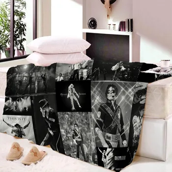 

Super Soft Super star Rectangle Blanket for Bed BeachTowel Air conditioning Blanket Throws character bedsheet Travel CB68