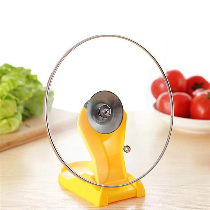 New Creative  Spoon Pot Lid Shelf Cooking Storage Kitchen Decor Tool Stand Holder Wear-resistant Durable hot Easy Use  C0301    02