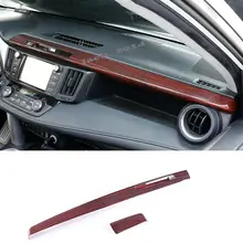 Peach wood grain Dashboard Decorative Panel Cover Trim For Toyota RAV4