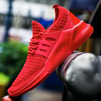

2019 Popular Men Lightweight Casual Shoes Spring Male Comfortable Sneaker Fashion Men Outdoor Sports Shoes Breathable Flat Shoes