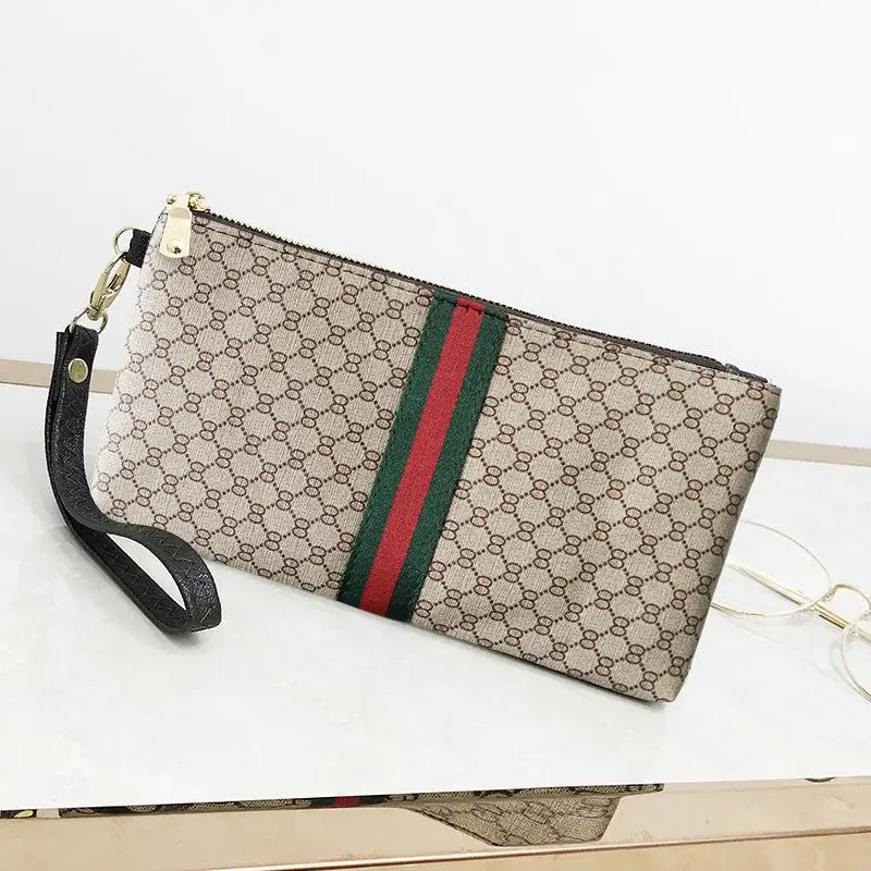 

2019 new ladies long zipper wallet large capacity coin purse fashion mobile phone bag