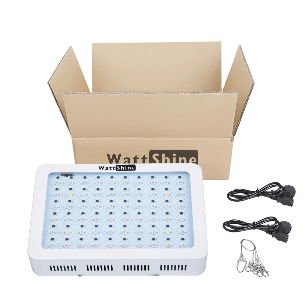 Dimmer 300W led grow light Double chips hydroponics lighting Full spectrum Herbs Flowers Medicine Veg Bloom Growth Greenhouse (31)