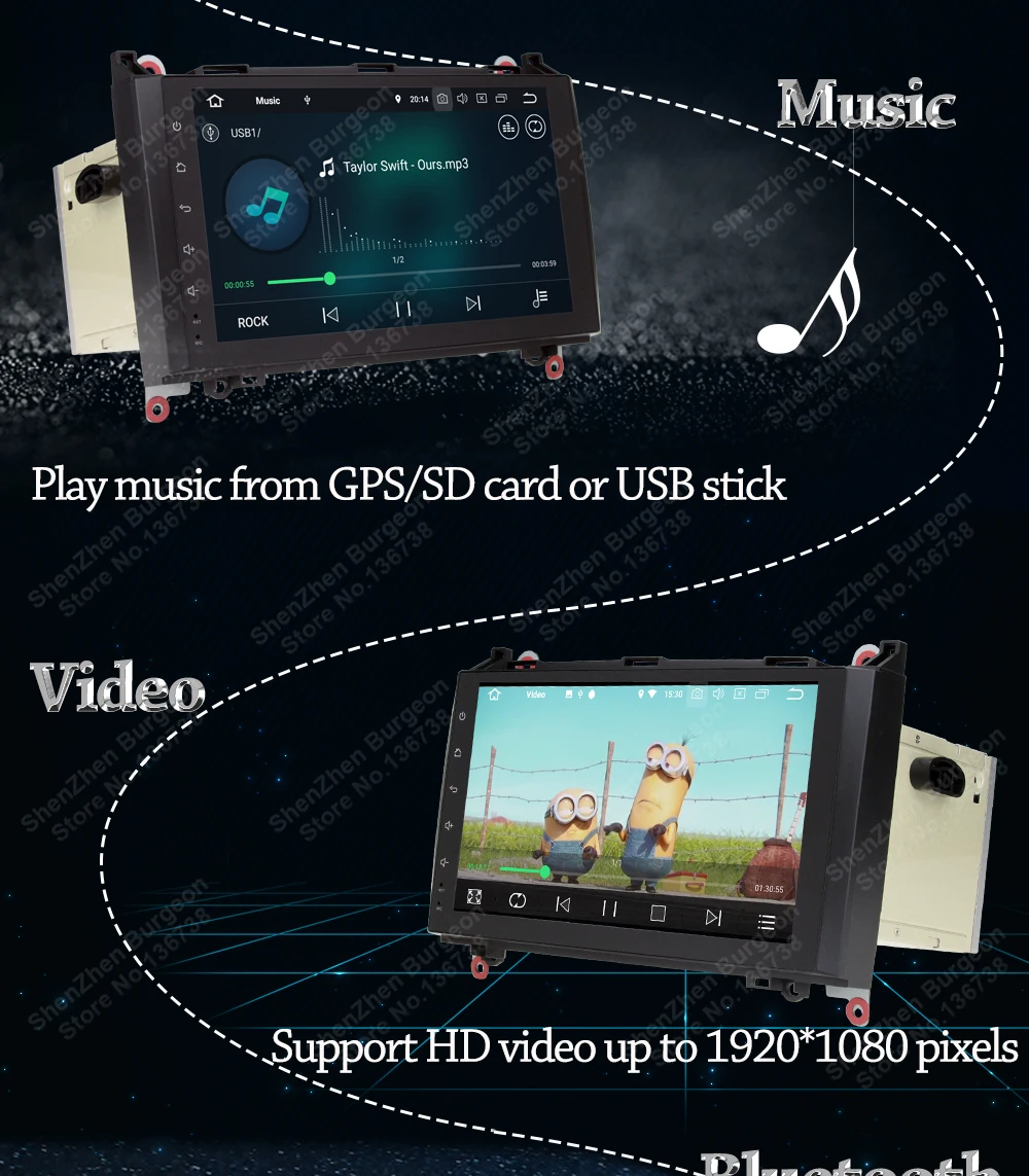 Cheap 9 inch Octa Core Android 8.0 4GB RAM Car DVD Player For Mercedes Benz Sprinter A B Class B200 Vito Viano W906 W469 W245 W169 Car 7