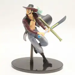 Аниме one piece 26 см BWFC Чемпион Dracule Mihawk ПВХ фигурка Коллекционная модель игрушки