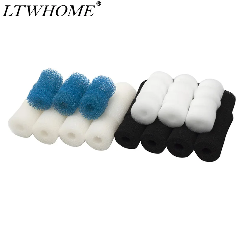 

LTWHOME Foam Fine Coarse Carbon Filter Pads Set Fit for Eheim Cartridges Aquaball 2208 2210 2212 / 60 130 180