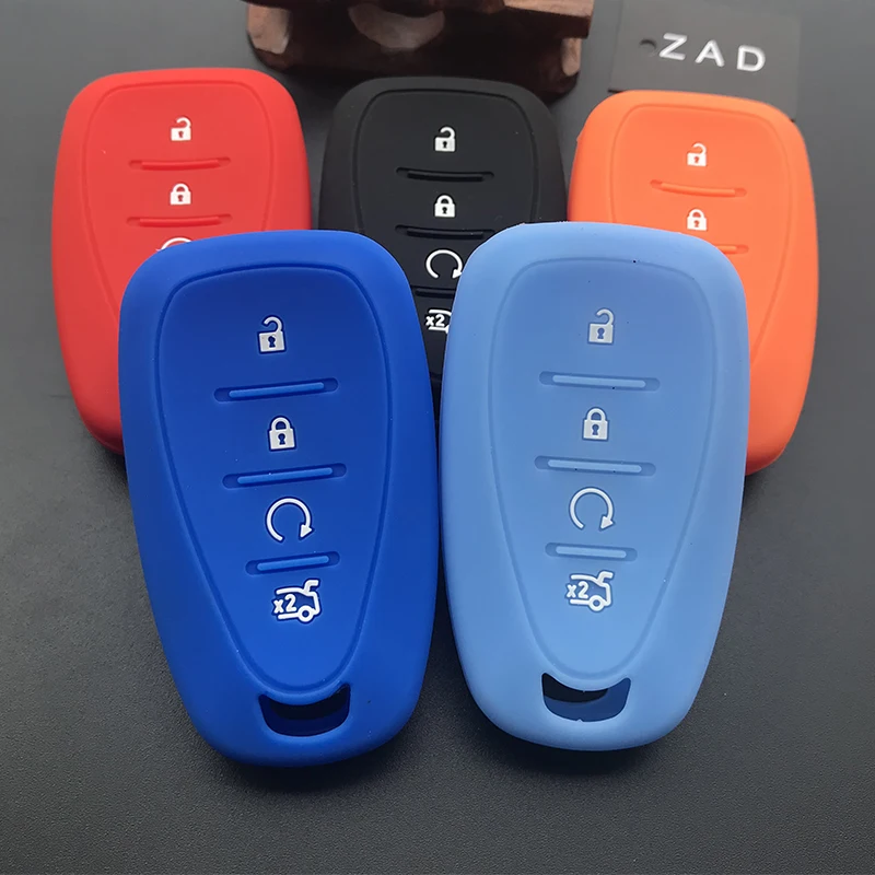 ZAD силиконовый чехол для автомобильного ключа держатель брелка защитный набор