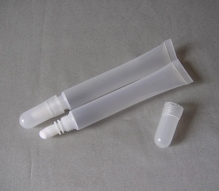 

50PCS 10ML new cosmetic tubes , portable10 ml lip gloss tube ,lip lines compact easy to squeeze the hose without distortion