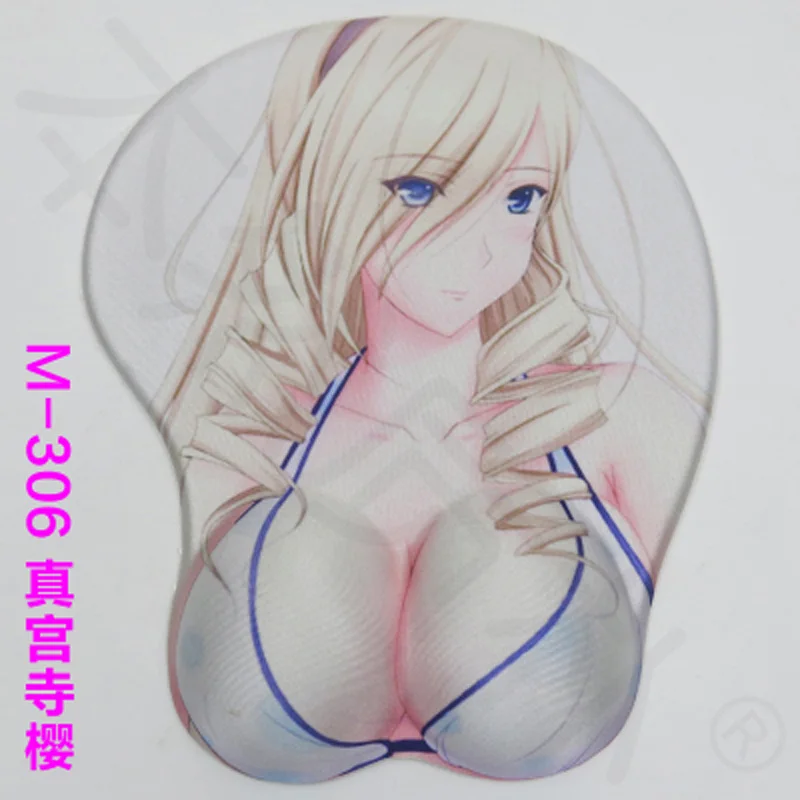 Игровой коврик для мыши с аниме подставкой запястья компьютера ноутбука