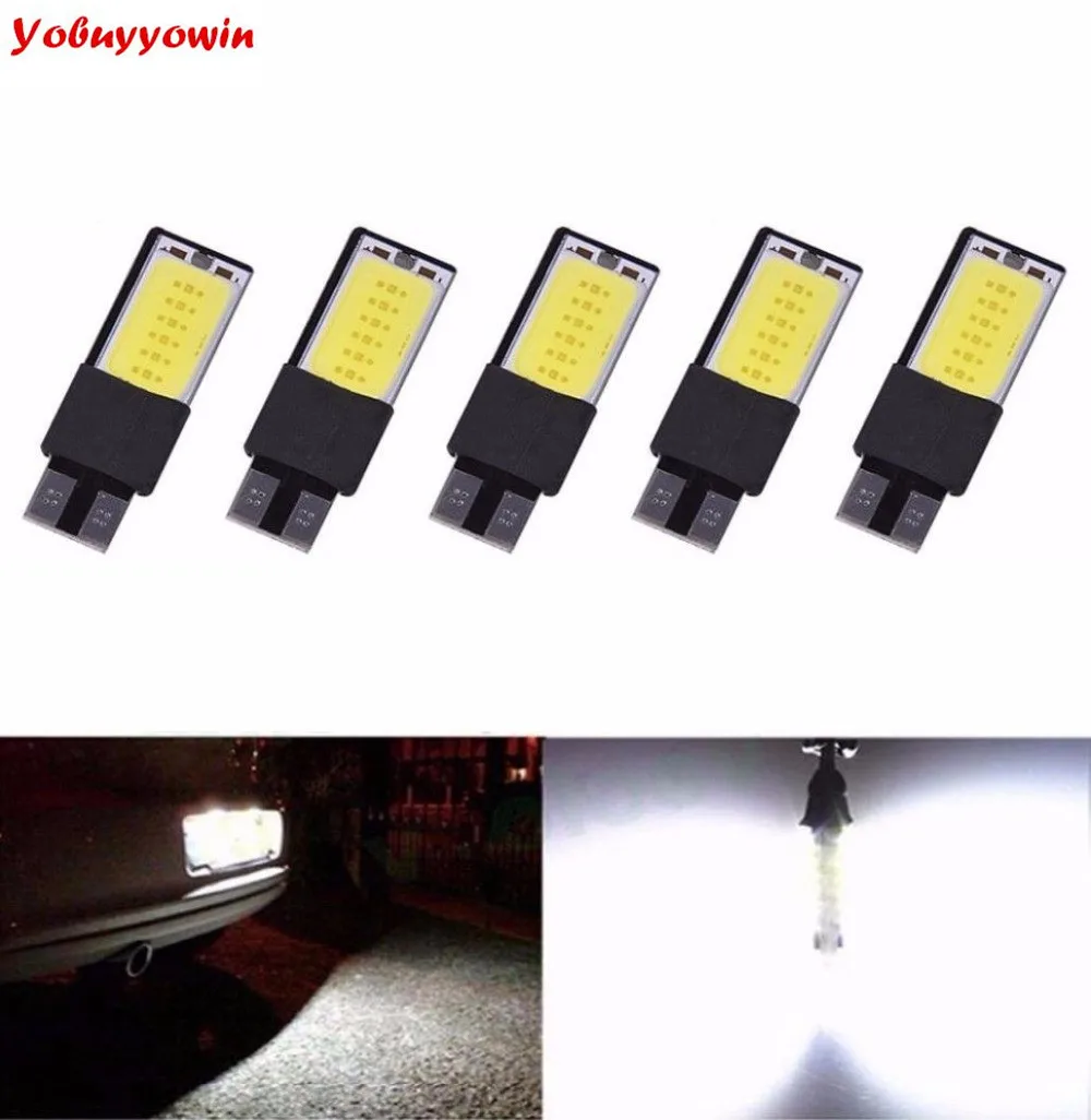 

4 Lampadas Pingo Led 194 T10 Cob Canceller Evita Erros Canbus Luz Forte