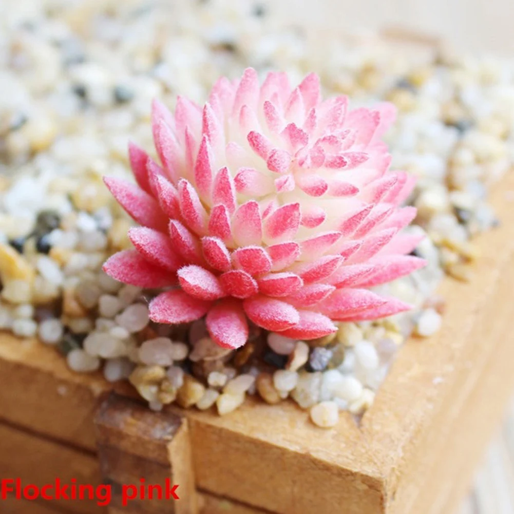 

Succulent PVC Bonsai Artificial Plant Mini Chic Floral Realistic Home Decor Garden