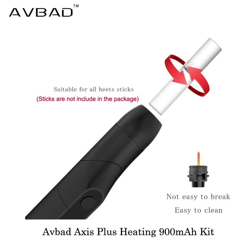 Электронная сигарета Avbad TT Axis Plus Стартовый Набор 900 мАч вейп с контролем