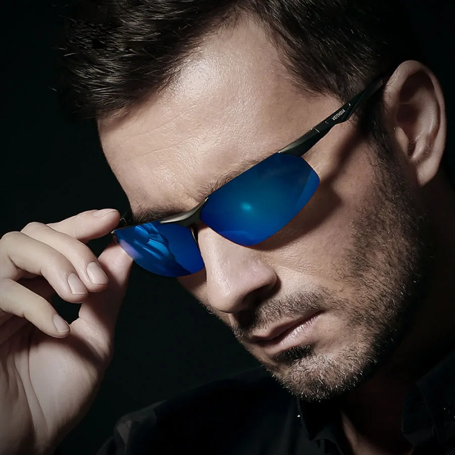 Бренд VEITHDIA HD, дизайнерские очки, модные поляризационные солнцезащитные очки, мужские очки для вождения, летние классические солнцезащитные очки 6502