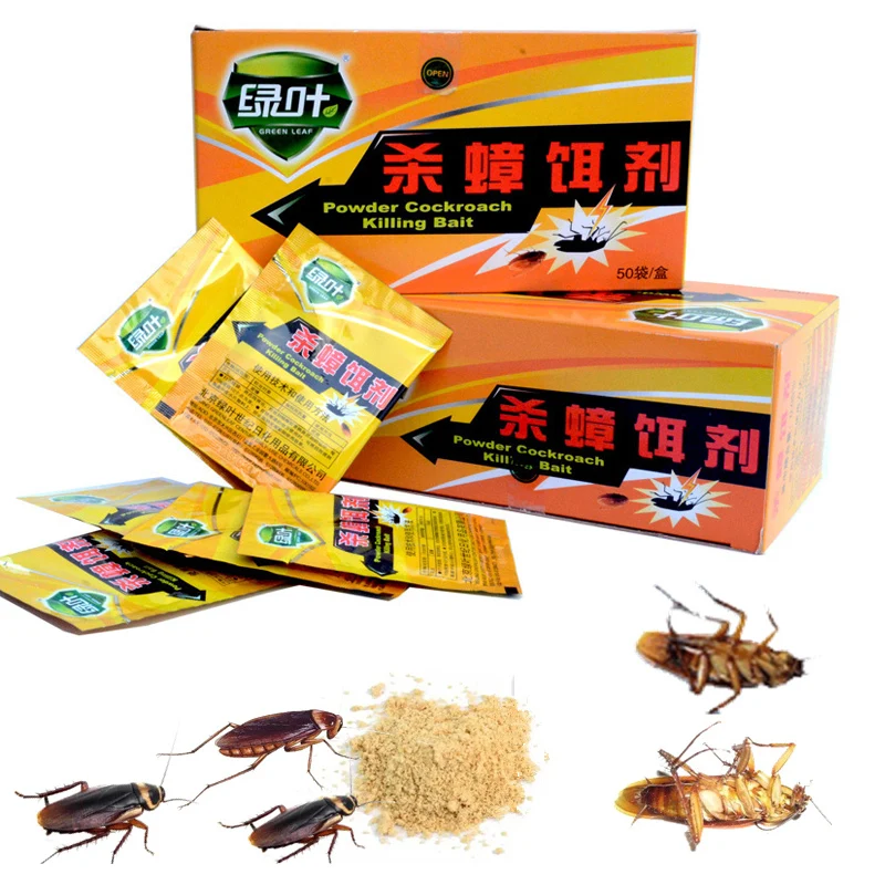 

20Pcs Powerful Effective Cockroach Killing Bait Powder Cockroach Killer Anti Pest Cockroach Powder Pest Control Products