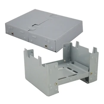 

Small Folding Alcohol Stove Outdoor Camping Portable Furnace Galvanized Block Furnace Wear W8