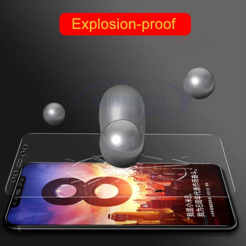 Защитное стекло закаленное 9H 2.5D для Xiaomi Mi 8 SE 2 шт./лот|Защитные стёкла и плёнки| |