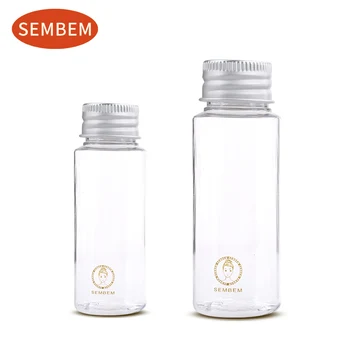 

SEMBEM 2pcs 30ml+50ml Travel Cosmetic Bottles PETG Screw Cap Refillable Cream Empty Plastic Bottle Portable Cosmetic Container