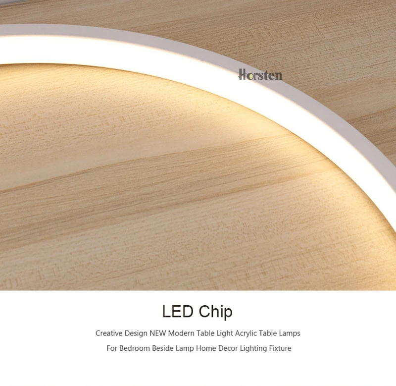 Modern Dia40cm 36W LED Table Lamp For Bedroom Living Room Desk Table Lamps Minimalist Bedroom Bedside Lamp AC 220V (14)