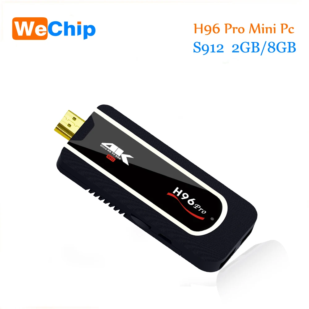 

H96 PRO Amlogic S912 64bit Octa-core Mini PC(H.265 4K) 2.4G Wifi Android 7.1 Tv Box 2G 8G Smart Box HDMI Tv Stick Full HD 1080P