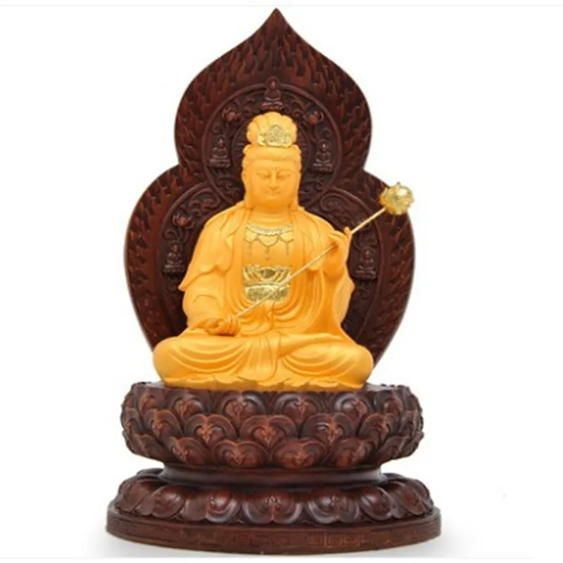 

Resin avalokitesvara porch buddhist temple consecrate Buddha sitting room store household adornment handicraft TV ark