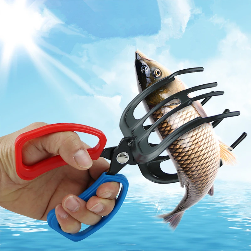 Metal Fishing Fish Body Grip Accessories Protective Hand Control Clip