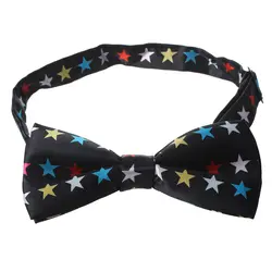 Новый черный низ с Цвет пятиконечная звезда шаблон галстук для Для мужчин