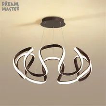 Акриловая Современная светодиодный Люстра для гостиной, спальни, светодиодный светильник, большая Потолочная люстра, светильники, геометрическое освещение