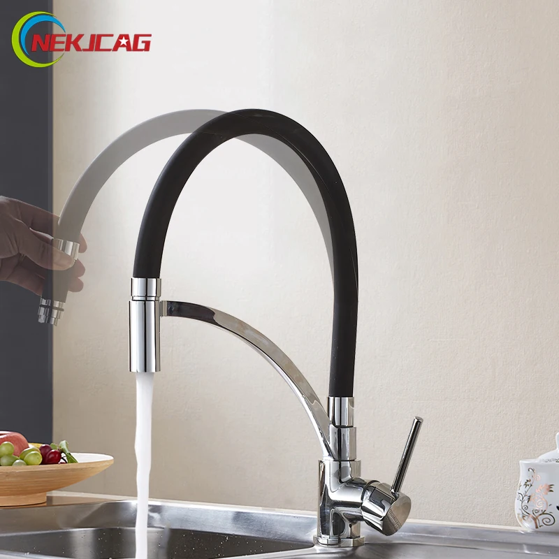 

Deck Mounted Kitchen taps Chrome Single Handle Kitchen Faucet Deck Mounted Cold Water Mixer Taps