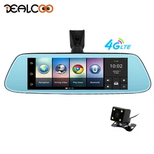 Dealcoo 8″ 4G Newest Mirror Car DVR Camera Android 5.1 with GPS DVRs Automobile Video Recorder Rearview Mirror Camera Dash Cam