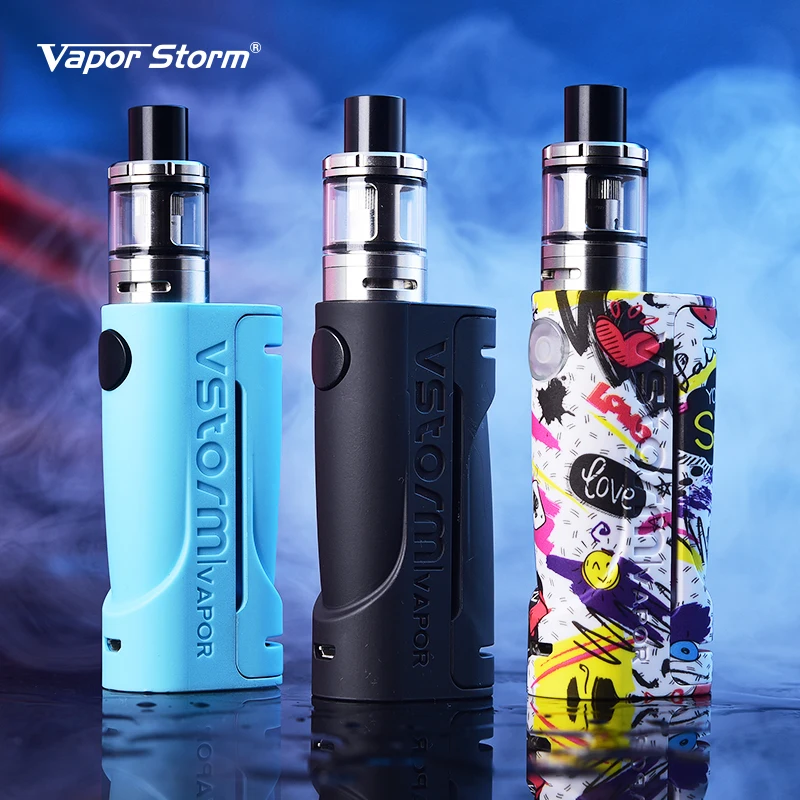 Оригинальный комплект Vapor Storm ECO 90 Вт бак 2 мл эко бокс мод вейп 510 дрип тип