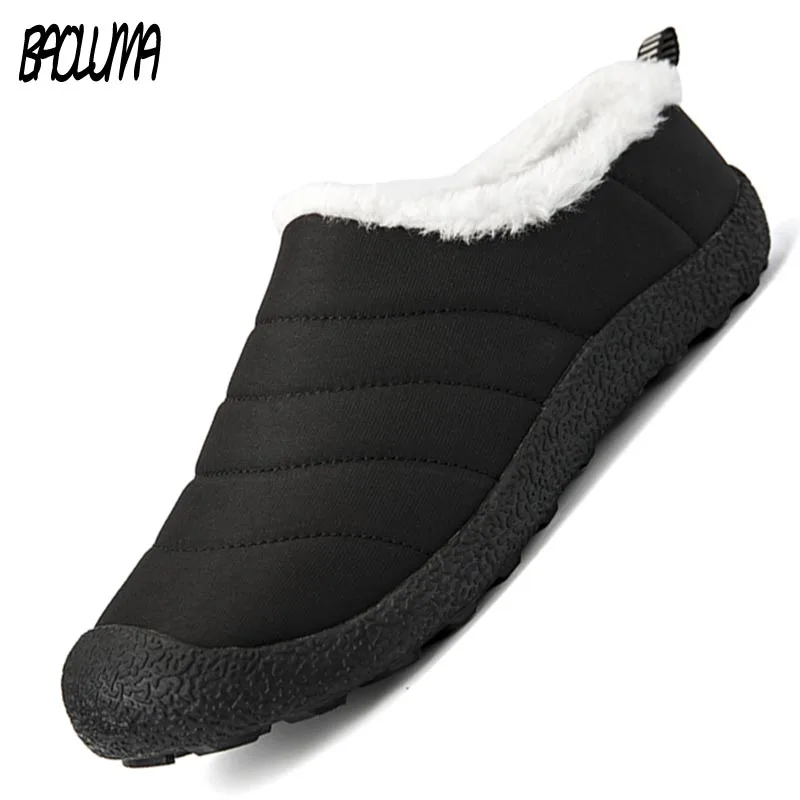 

Male Winter Boots Man Unisex Fashion Winter Warm Cotton Brand Boots Waterproof Designer Mens Low Shoes Footwear Platform Boots