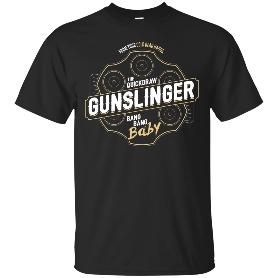 

Printed Men T Shirt Cotton tshirt Gunslinger O-Neck Short-Sleeve Women T-Shirt
