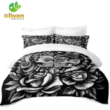 3D Skull Bedding Set Rose Sugar Skull Duvet Cover Set Valentine's Day Quilt Cover Tribal Couples Bedding Home Decor 3Pcs D30 3D Skull Bedding Set Rose Sugar Skull Duvet Cover Set Valentine's Day Quilt Cover Tribal Couples Bedding Home Decor 3Pcs D30