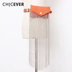 CHICEVER корейские летние цепи пэчворк с высокой талией ремень женские винтажные платья аксессуары сумка ремни для женщин модные новые летние