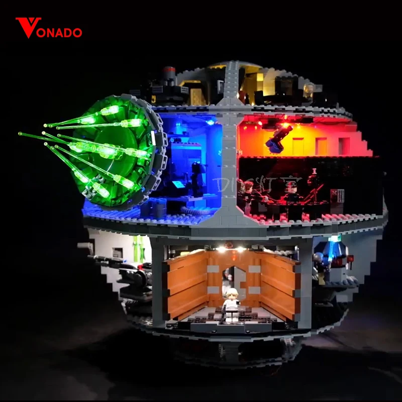 Набор светодиодных ламп для Lego 75159 05063 Star Series Wars lego Death строительные блоки кирпичи