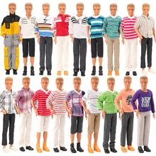 Fashion Fashion Handmade 10 Items/lot Doll Accessories =Random 2 Shoes 5 Ken Doll Clothes 3 Dress For Barbie Kids Toys Best Gift 12 items 6 random wedding party gown dress clothes 6 necklace accessories for barbie doll fr kurhn kids toys christmas gift