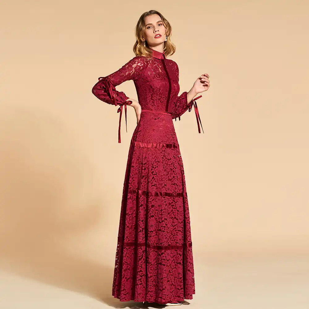 formal rust dress