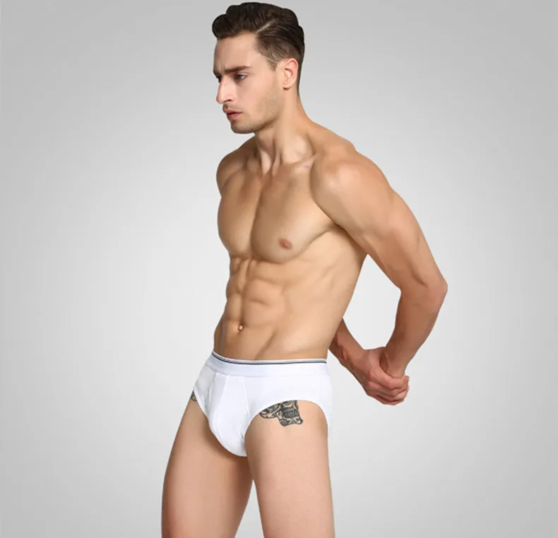 sports briefs 4pcs/lot 100%cotton men's underwear underpants male underwear men slip homme mens briefs calzoncillos hombre sexy man nkd brief cotton briefs
