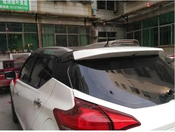 

ABS Paint Car Rear Trunk Lip Spoiler Wing Fit For Nissan KICKS 2017 2018 BY EMS