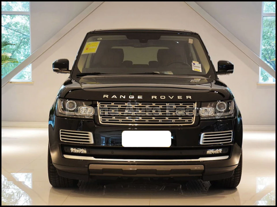 ABS передний бампер вентиляционное отверстие для Land Rover Range Rover- год серебристый цвет автомобиля Передняя воздушная Заборная решетка