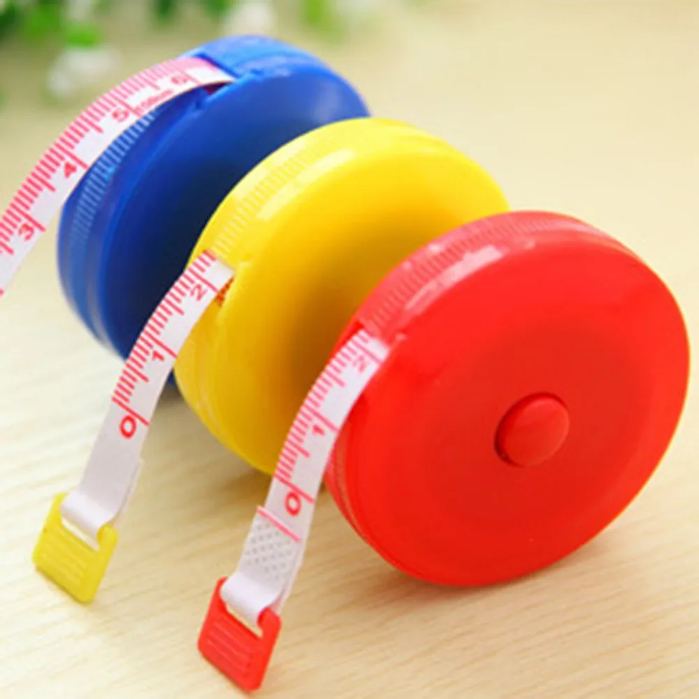 1.5M Mini Auto Retractable Tape Measure Centimeter/Inch Ruler Flexible