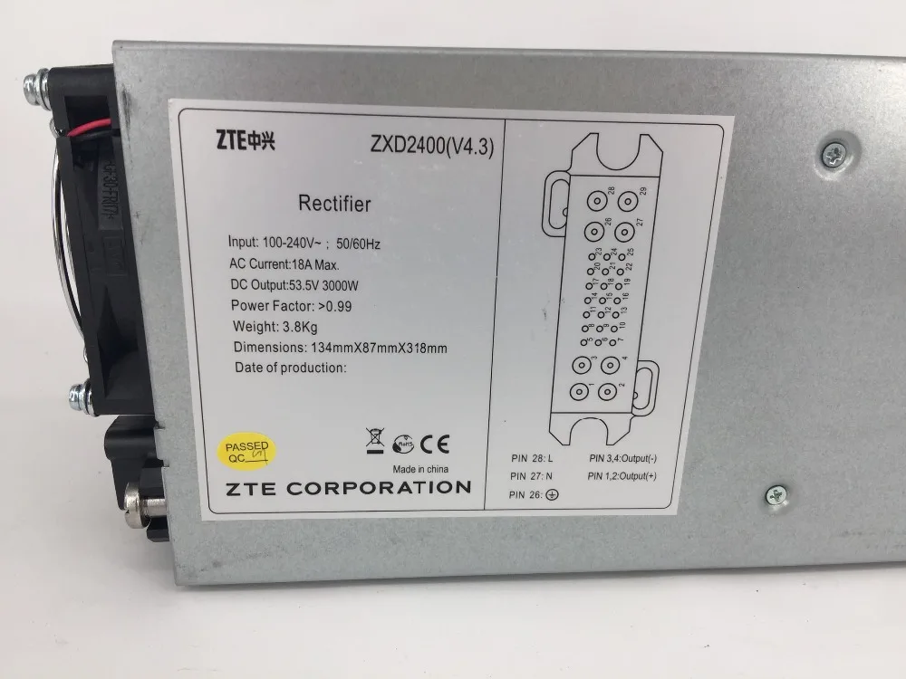100% рабочее Электропитание для zte (ZXD3000 V5.0) (ZXD2400 V4.0 V4.1 V4.2 V4.3) (ZXD030 S480 53 5 V 30A) (ESR 48/50D E