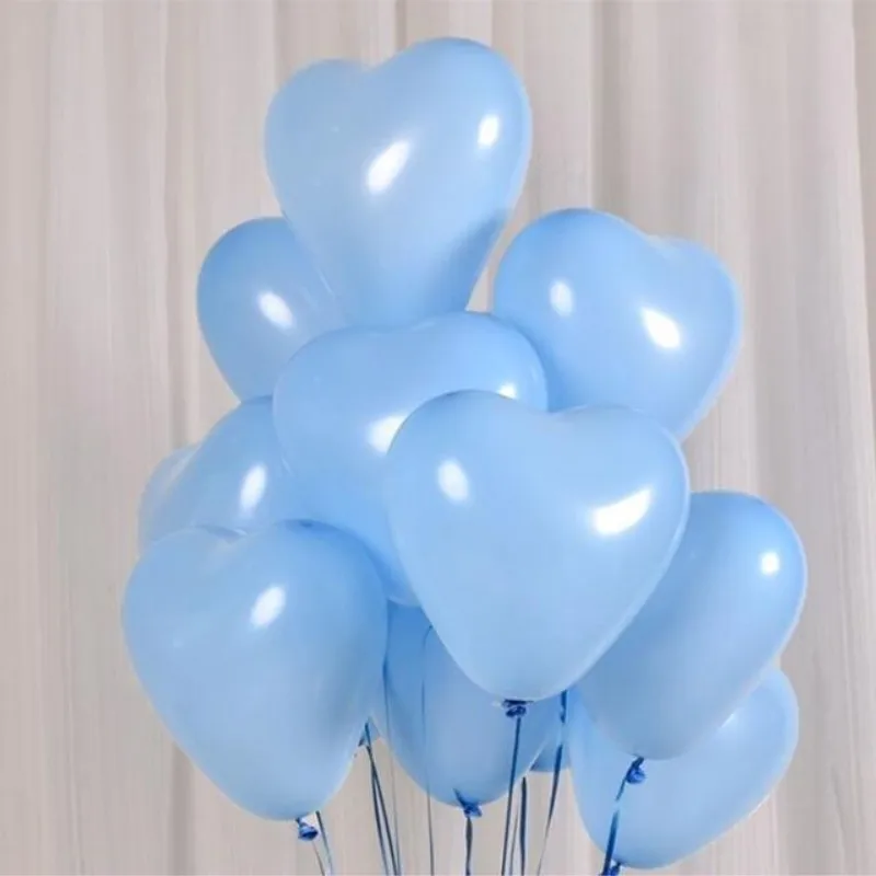 Heart baloons 50 шт./партия 10 дюймов воздушные шары с сердцем День Святого Валентина