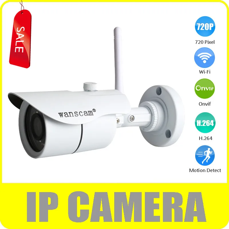  ip security outdoor bullet camera wifi wireless hd remote viewing 720P HD CCTV Security Waterproof  Infrared Mini ONVIF H.264 IR 