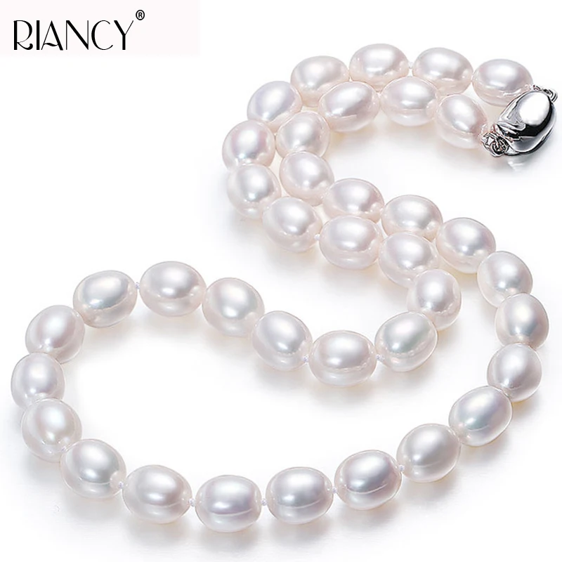 Freshwater Natural Pearl Necklace Women Wedding Fine Choker Necklace