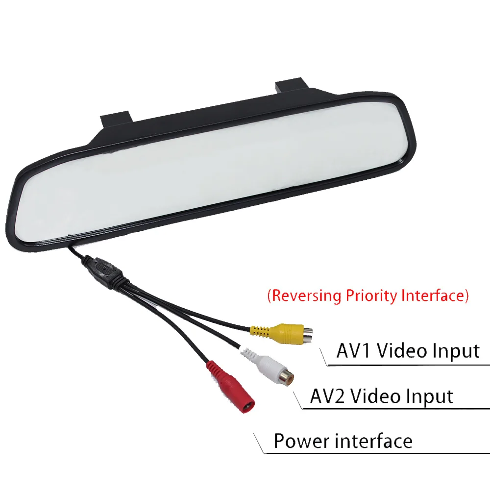 Liandlee 3 in1 Wireless Receiver + Mirror Monitor DIY Backup Parking System For Audi A3 8P 2004~2012 Special Rear View Camera