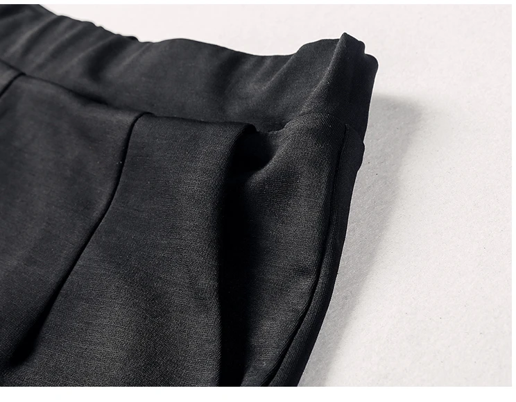 Осеннее Брендовое дизайнерское сексуальное Клубное черное Женский комплект 2 шт. тонкое короткое платье на молнии с длинным рукавом и отворотом+ шорты