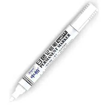 

10 PCs Oil Marker Pens Car Tire Tread Graffiti Mark Pen For Rubber/ Metal/ Glass/ Wood/ Plastic